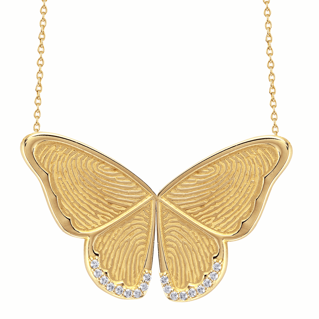 Mom & Child Fingerprint Necklace | Love Talla