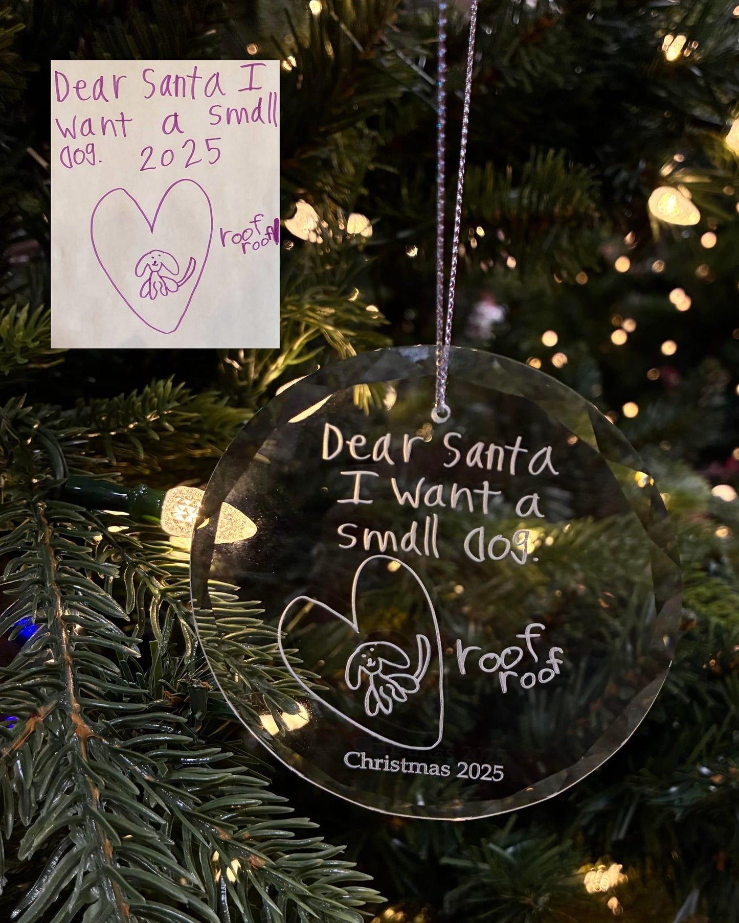 Personalized Glass Ornament