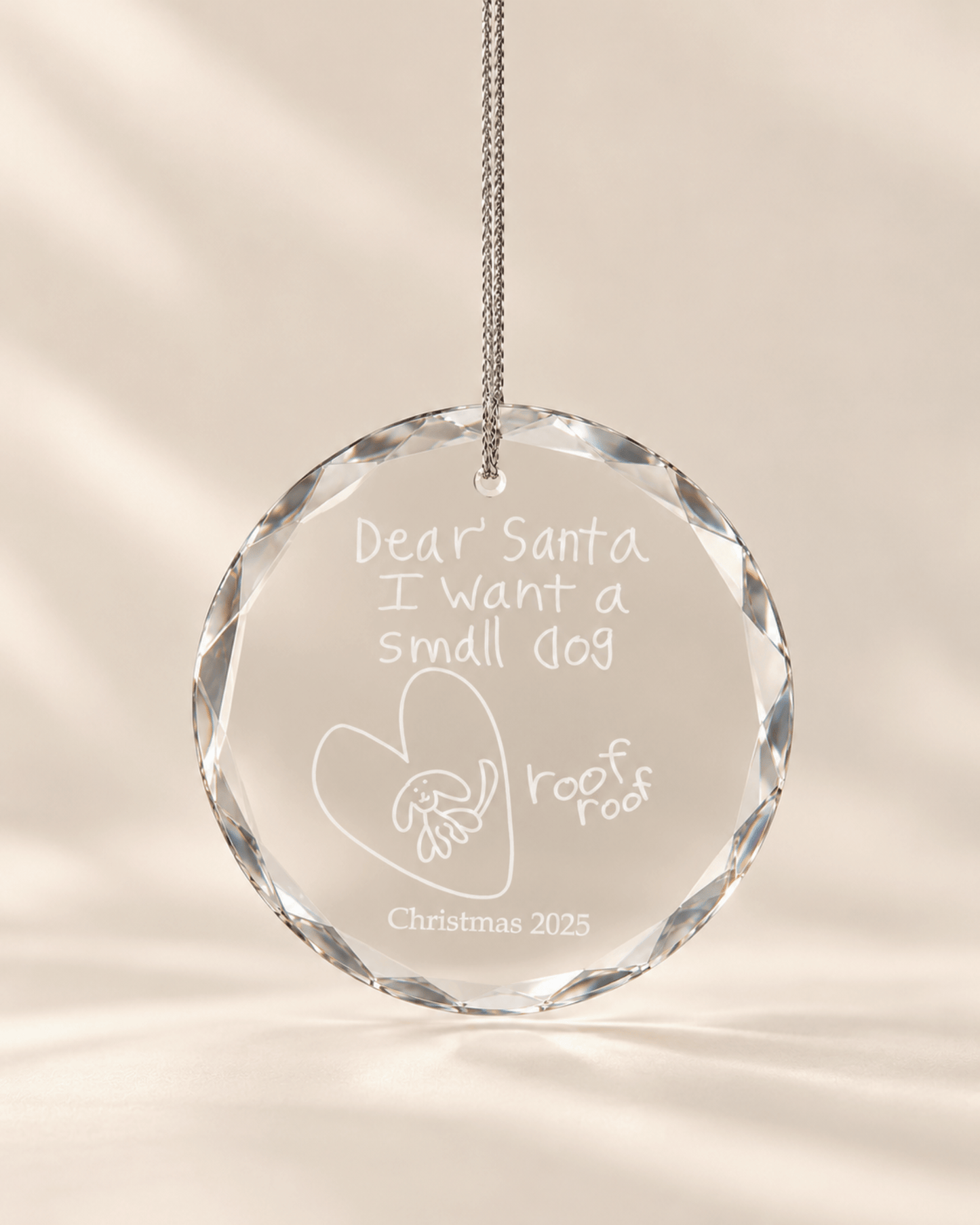 Personalized Glass Ornament