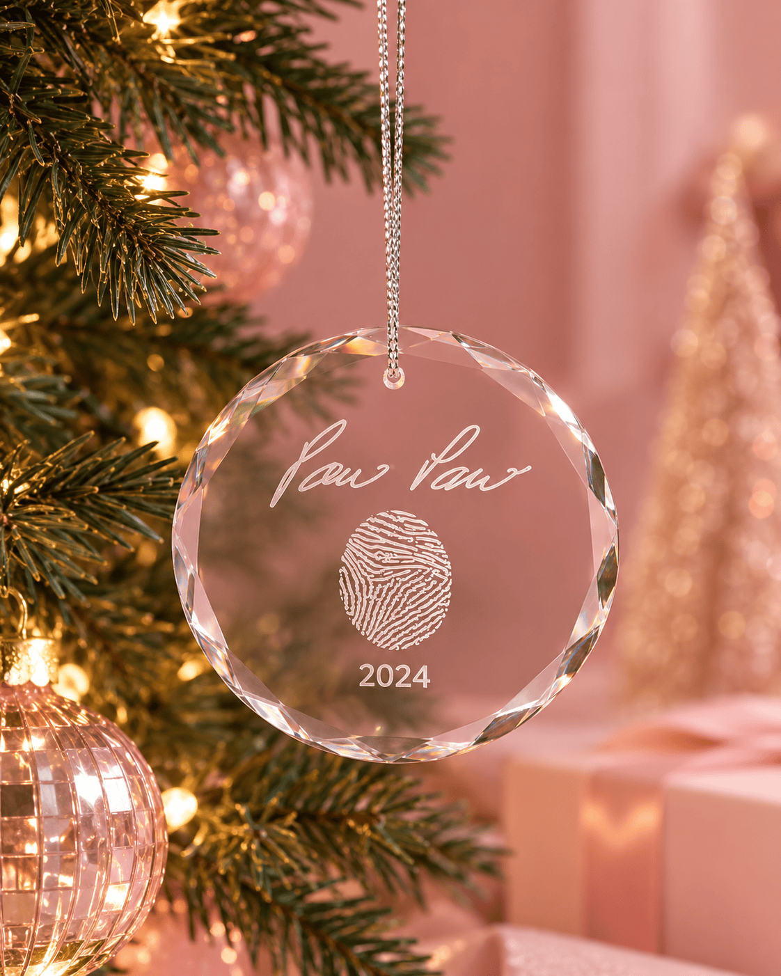 Personalized Glass Ornament