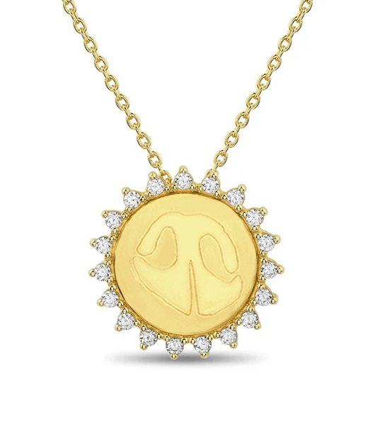 The Rise 14k Solid Gold for Pet Moms