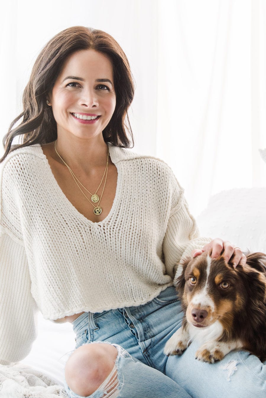The Rise 14k Solid Gold for Pet Moms