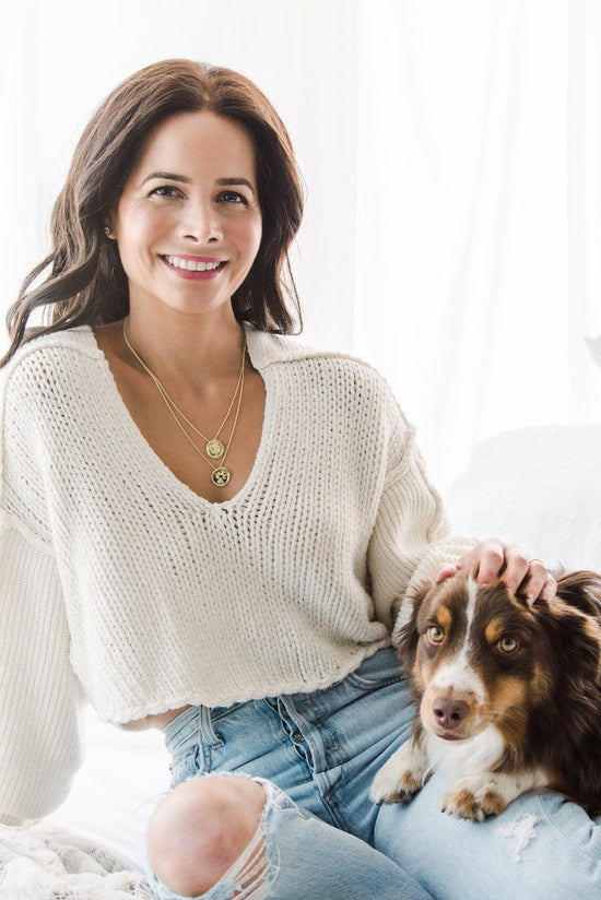 The Rise 14k Solid Gold for Pet Moms